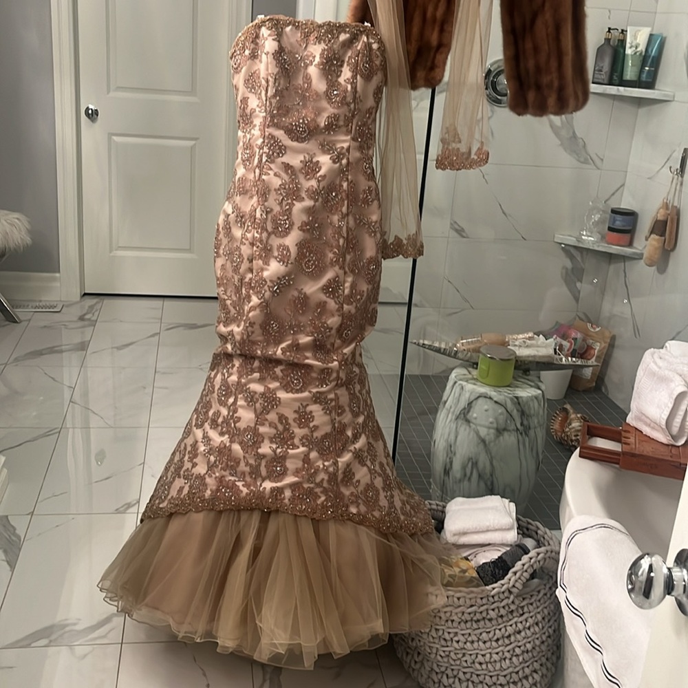 COPY - Mother of the bride glam montage by Mon Cheri size 8 movie star formal